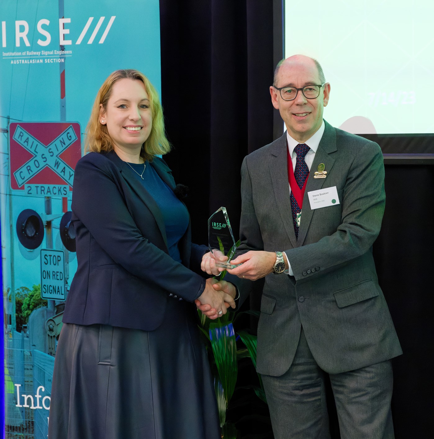 Jeanette Aitken and Steve Boshier